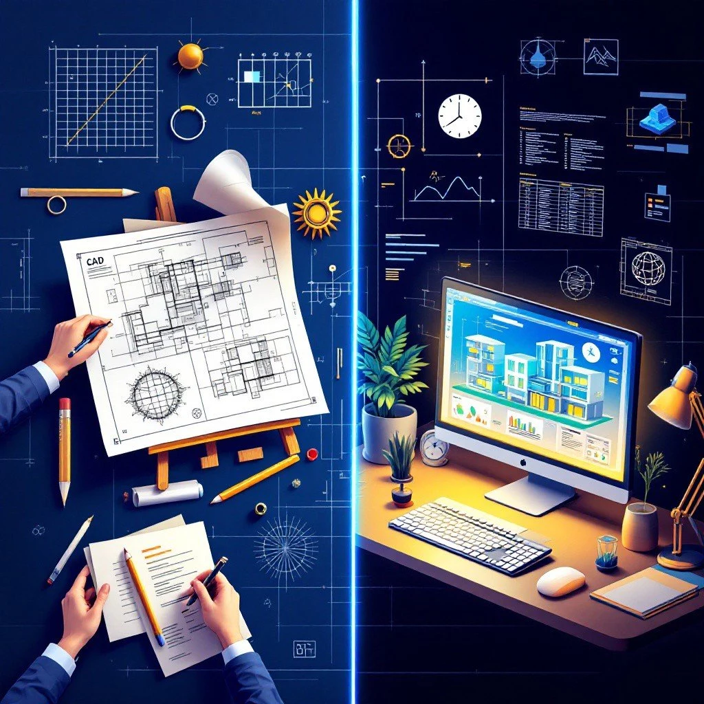 Cum a schimbat CAD procesul de design comparativ cu metodele tradiționale?