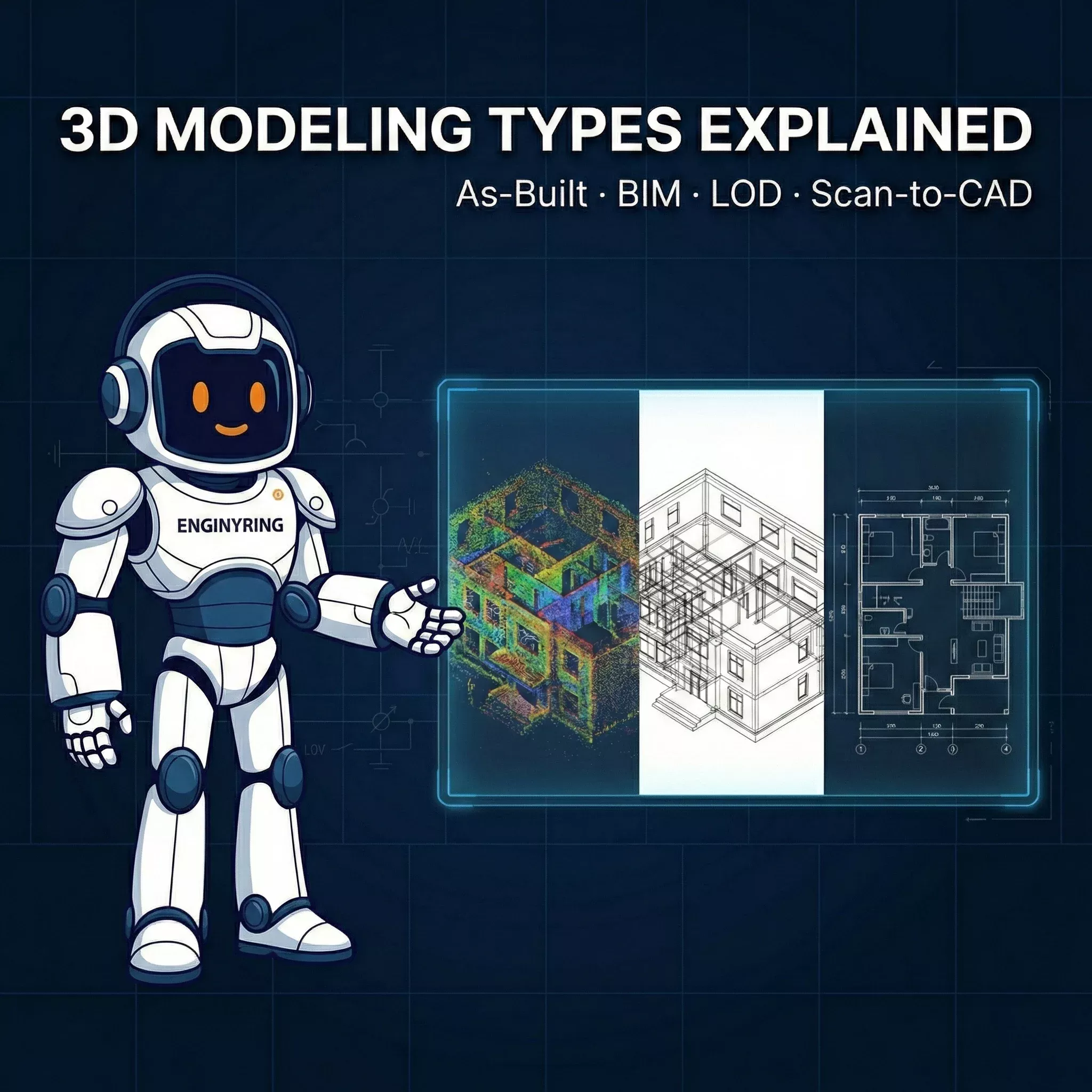 Types of 3D Modeling in Architecture and Construction (And Why As-Built Is What Most Projects Actually Need)