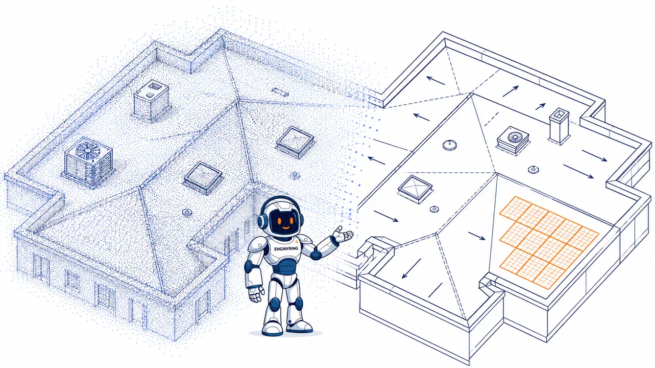 Point Cloud to Roof Plan for Solar PV and Re-Roofing Projects: What Your Survey Data Must Capture
