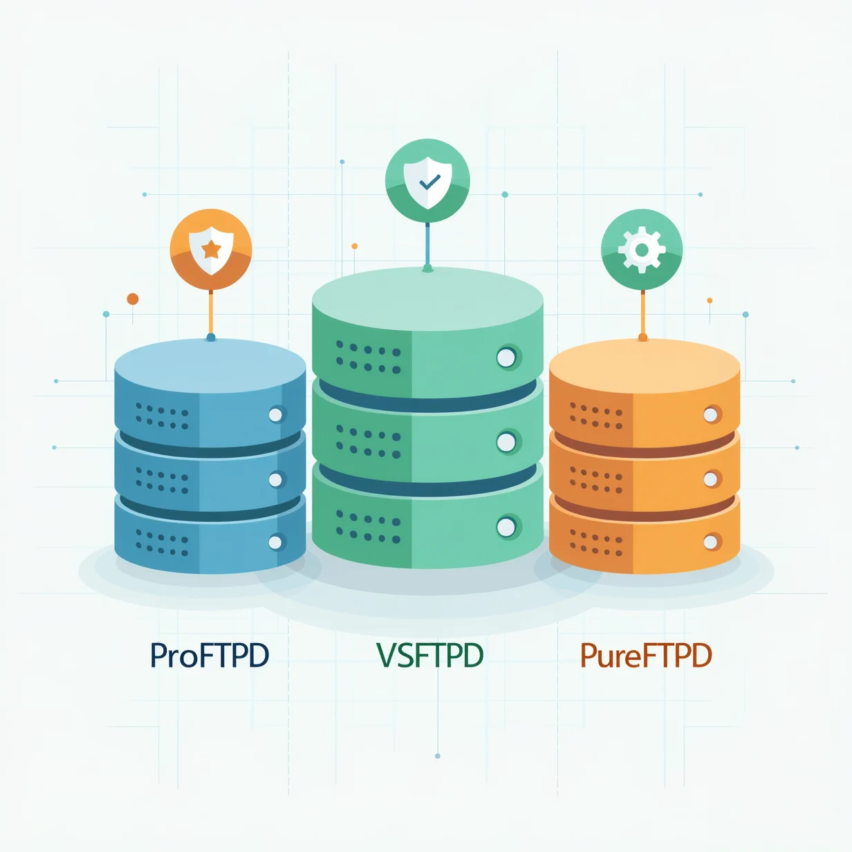 Care sunt diferențele dintre ProFTPD, VSFTPD și PureFTPD și când să le utilizezi pe fiecare