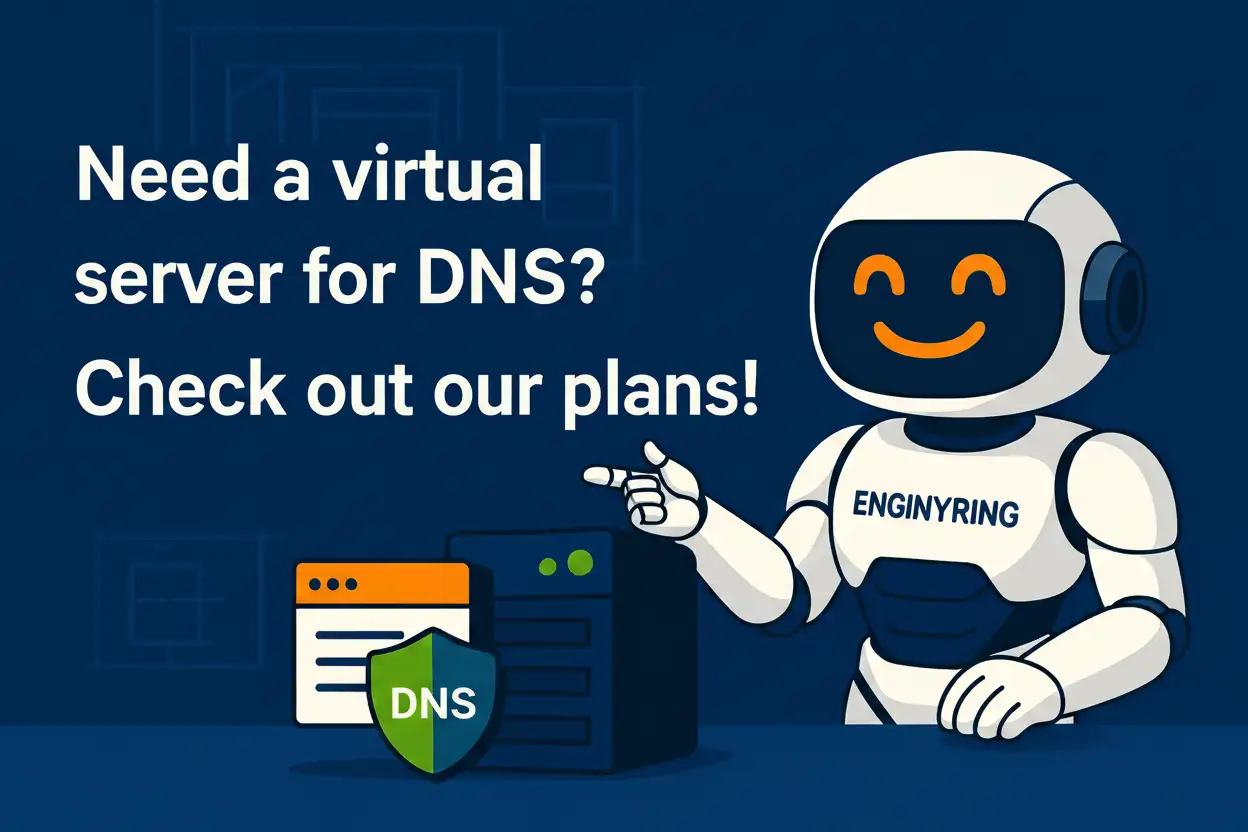 Need a Virtual Server for DNS? Check out our plans!