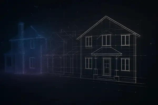 Point Cloud to 2D CAD Process Visualization